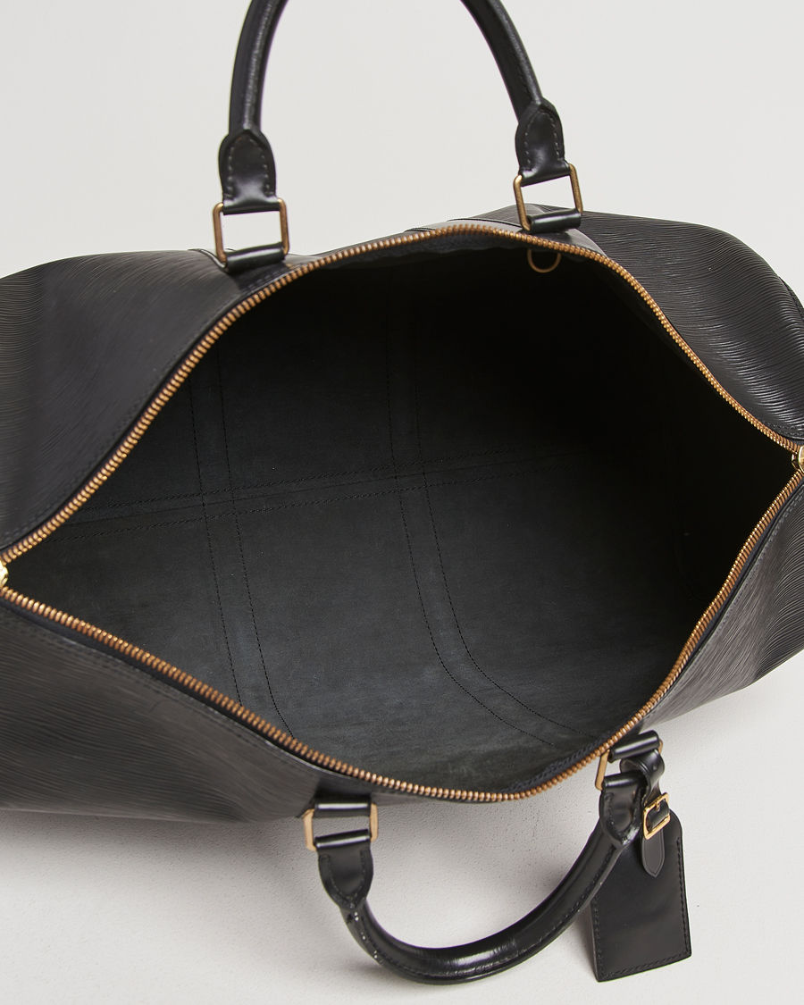 Mies | Louis Vuitton Pre-Owned Keepall 50 Epi Leather Travel Bag Black | Louis Vuitton Pre-Owned | Keepall 50 Epi Leather Travel Bag Black