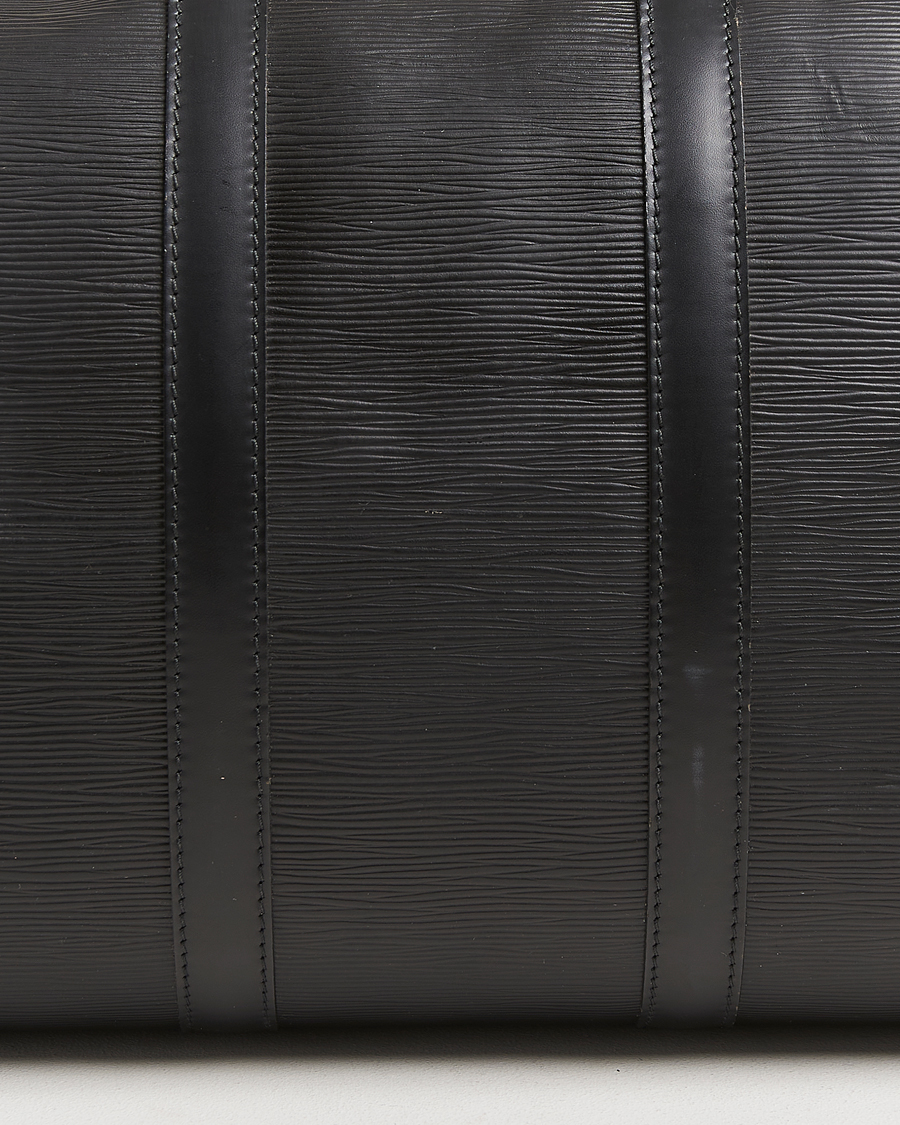 Mies | Louis Vuitton Pre-Owned Keepall 45 Epi Leather Travel Bag Black | Louis Vuitton Pre-Owned | Keepall 45 Epi Leather Travel Bag Black