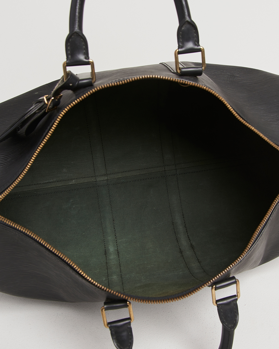 Mies | Louis Vuitton Pre-Owned Keepall 45 Epi Leather Travel Bag Black | Louis Vuitton Pre-Owned | Keepall 45 Epi Leather Travel Bag Black