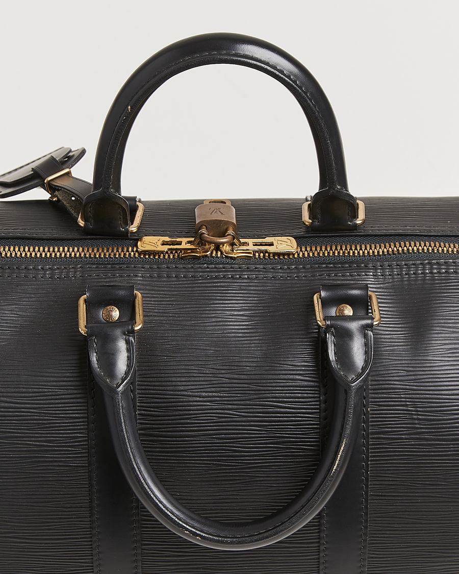 Mies | Louis Vuitton Pre-Owned Keepall 45 Epi Leather Travel Bag Black | Louis Vuitton Pre-Owned | Keepall 45 Epi Leather Travel Bag Black