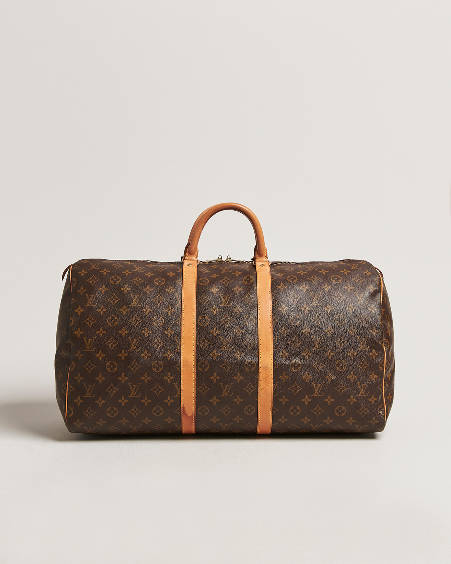 Mies | Louis Vuitton Pre-Owned Keepall 55 Bag Monogram | Louis Vuitton Pre-Owned | Keepall 55 Bag Monogram