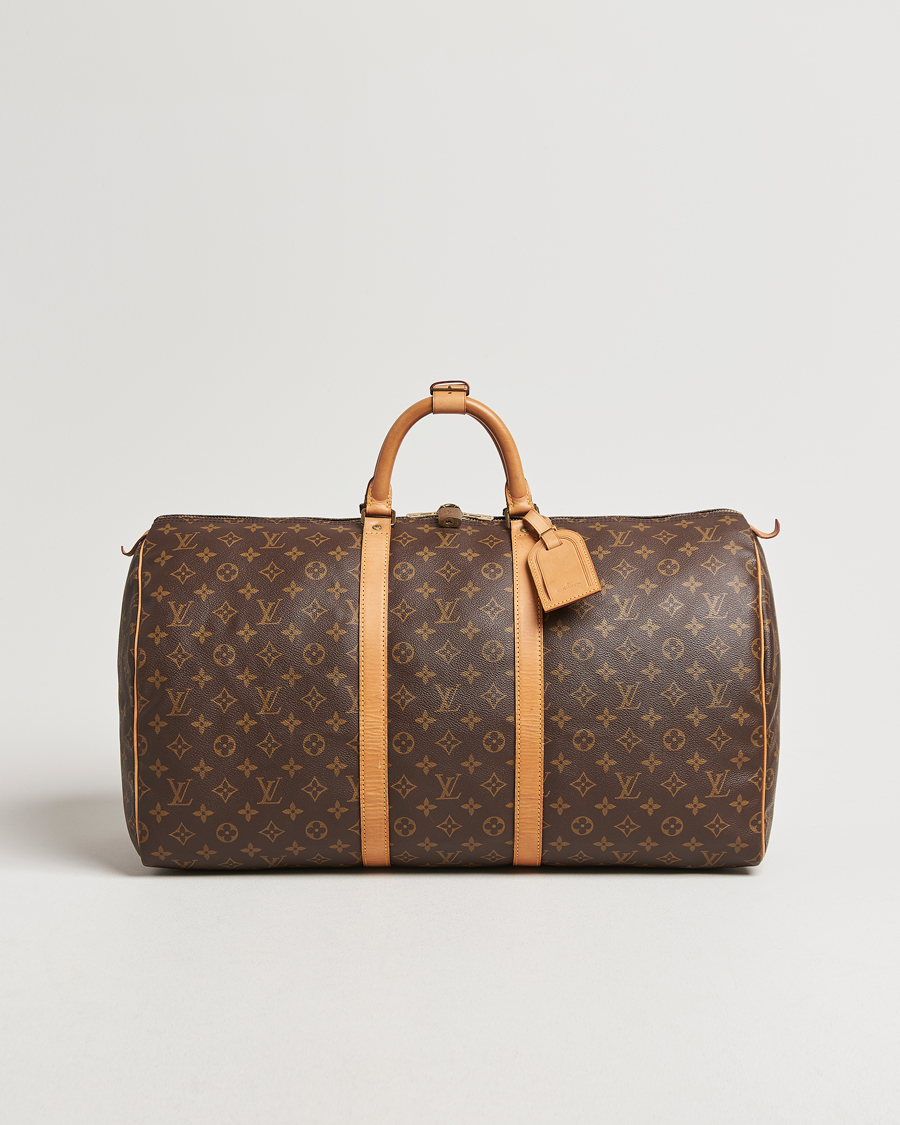 Mies | Louis Vuitton Pre-Owned Keepall 55 Bag Monogram | Louis Vuitton Pre-Owned | Keepall 55 Bag Monogram