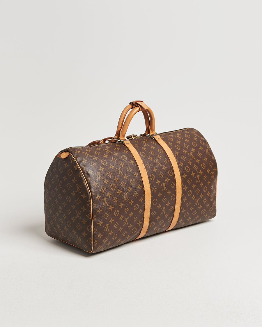 Mies | Louis Vuitton Pre-Owned Keepall 55 Bag Monogram | Louis Vuitton Pre-Owned | Keepall 55 Bag Monogram