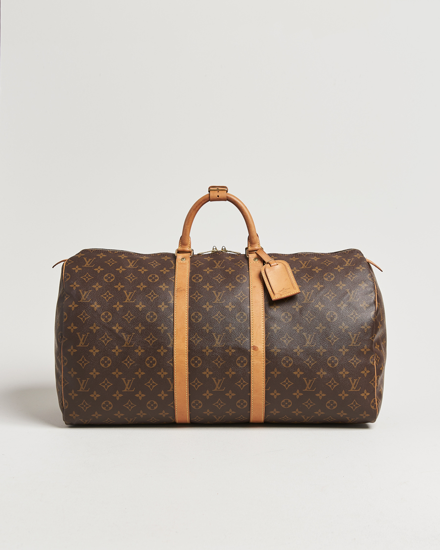 Mies | Louis Vuitton Pre-Owned Keepall 55 Bag Monogram | Louis Vuitton Pre-Owned | Keepall 55 Bag Monogram