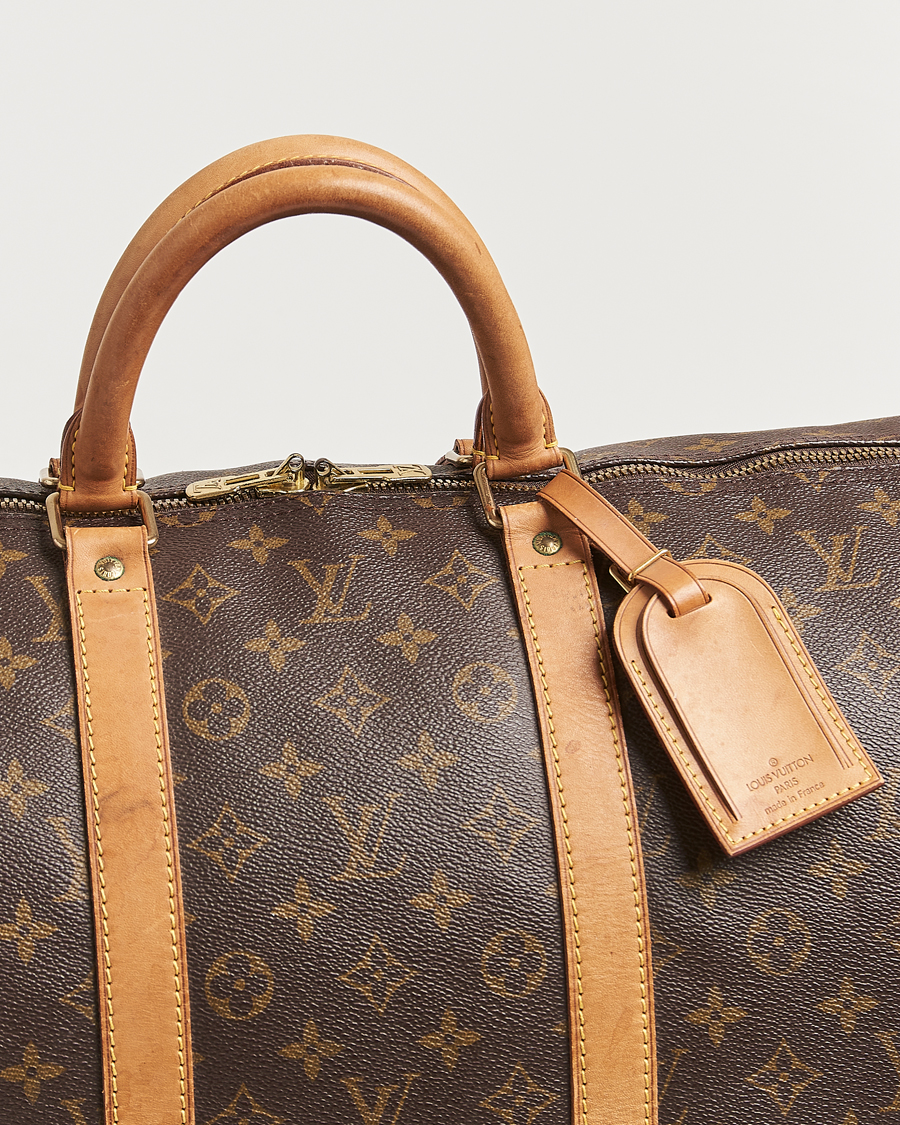 Mies | Louis Vuitton Pre-Owned Keepall 55 Bag Monogram | Louis Vuitton Pre-Owned | Keepall 55 Bag Monogram
