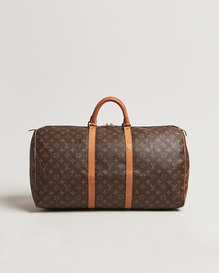 Mies | Louis Vuitton Pre-Owned Keepall 55 Bag Monogram | Louis Vuitton Pre-Owned | Keepall 55 Bag Monogram