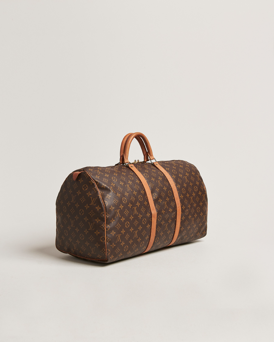 Mies | Louis Vuitton Pre-Owned Keepall 55 Bag Monogram | Louis Vuitton Pre-Owned | Keepall 55 Bag Monogram