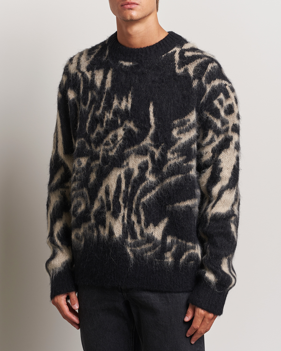 Mies | Puserot | J.Lindeberg | Falkor Jacquard Knit Sweater Black
