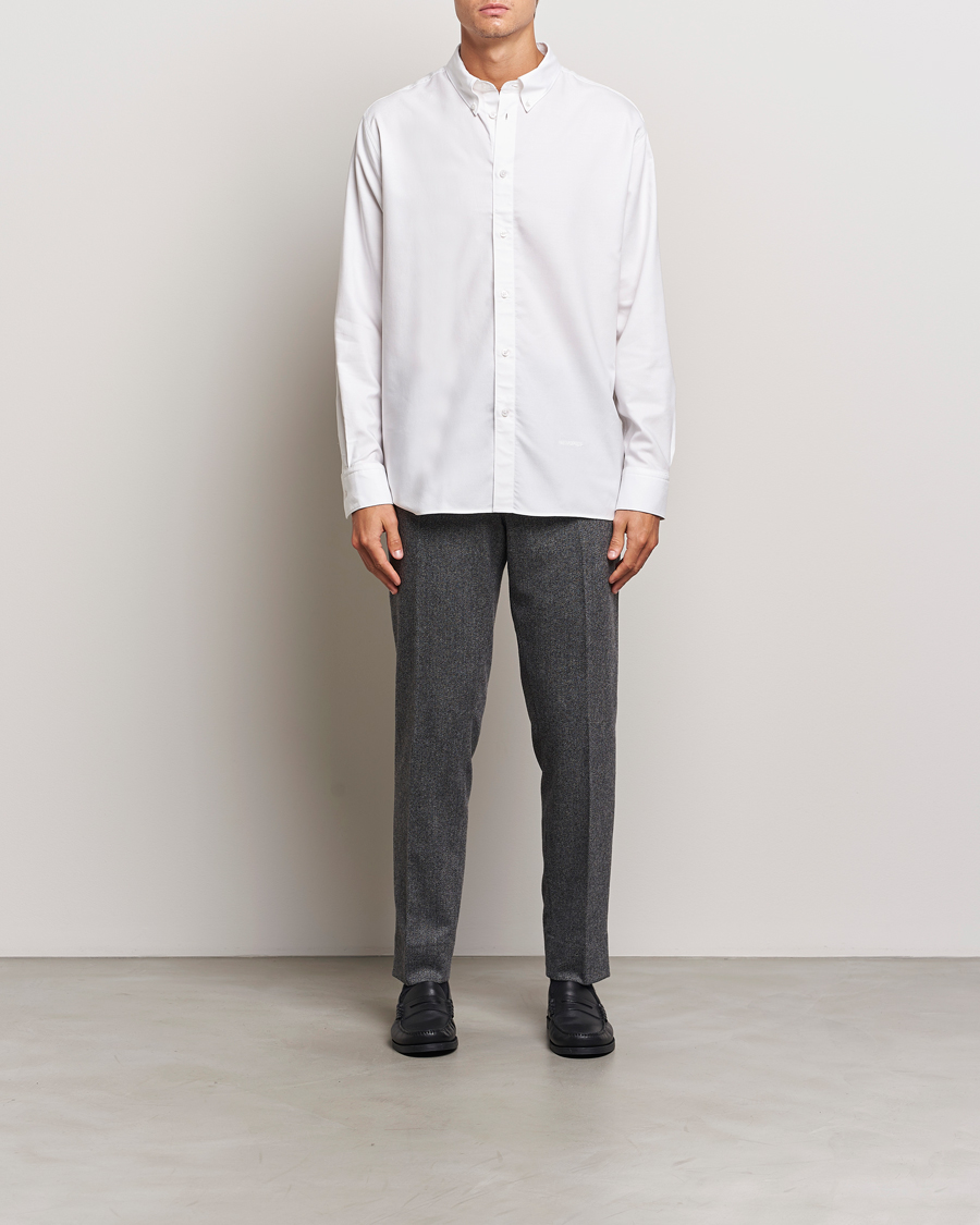 Mies | Kauluspaidat | J.Lindeberg | Regular Stretch Oxford Shirt White