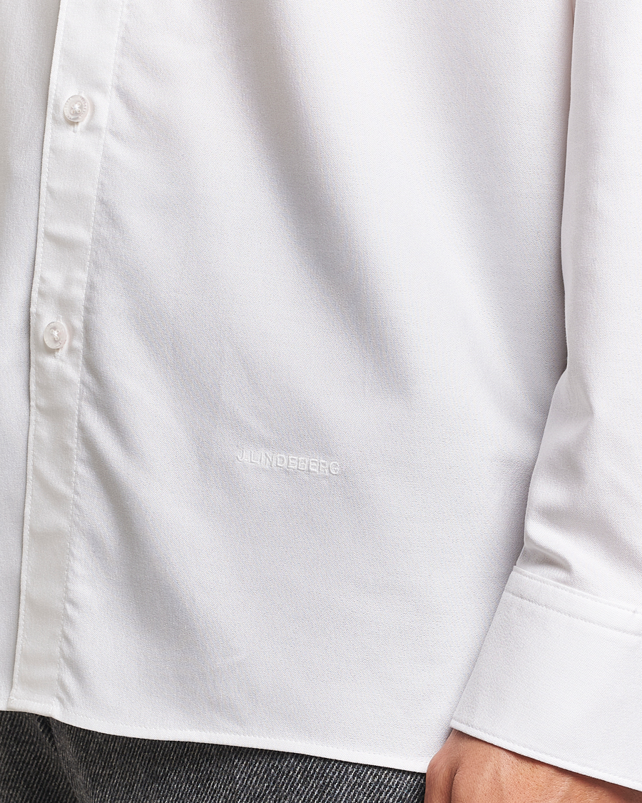 Mies | Kauluspaidat | J.Lindeberg | Regular Stretch Oxford Shirt White