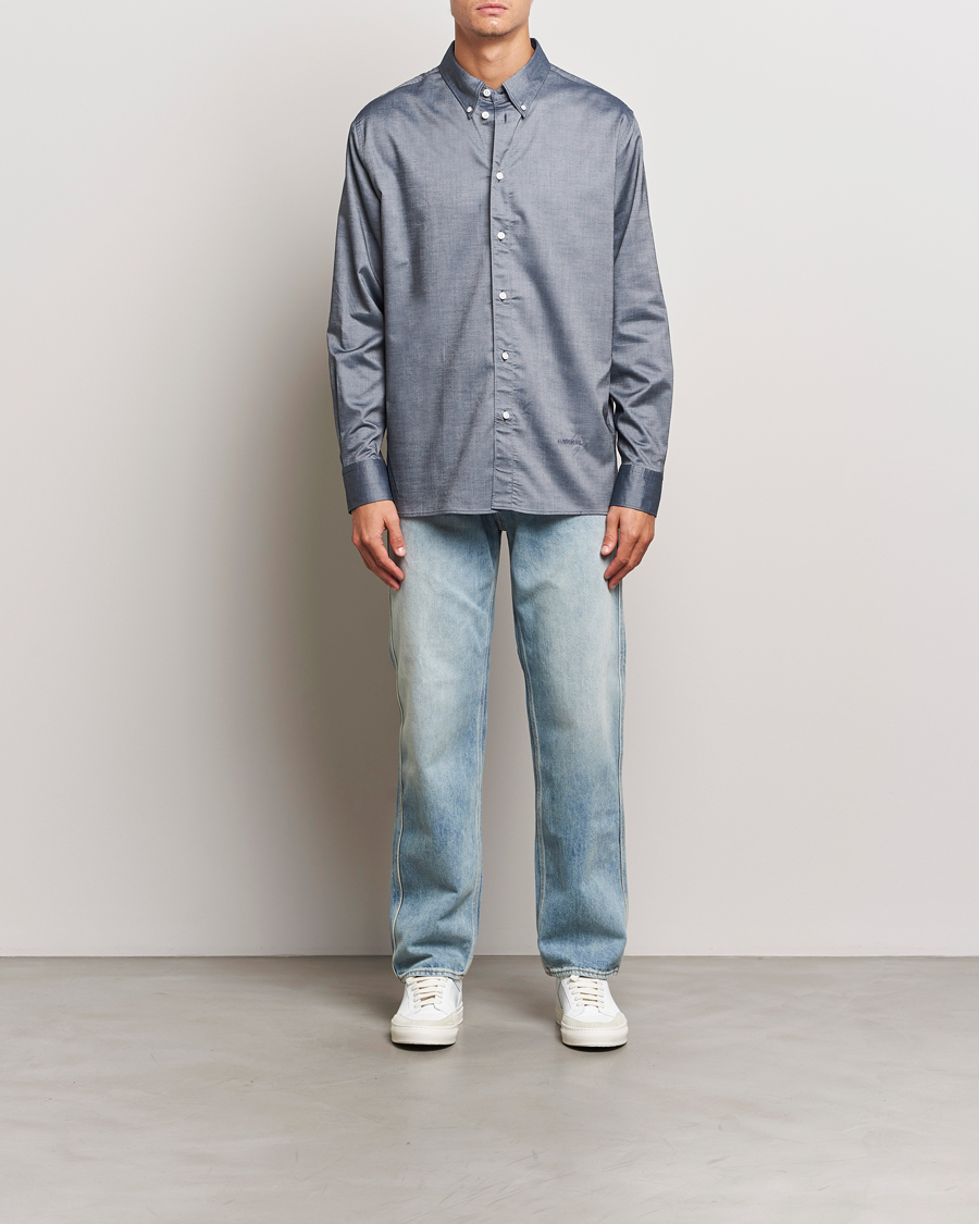 Mies | Kauluspaidat | J.Lindeberg | Regular Stretch Oxford Shirt Navy