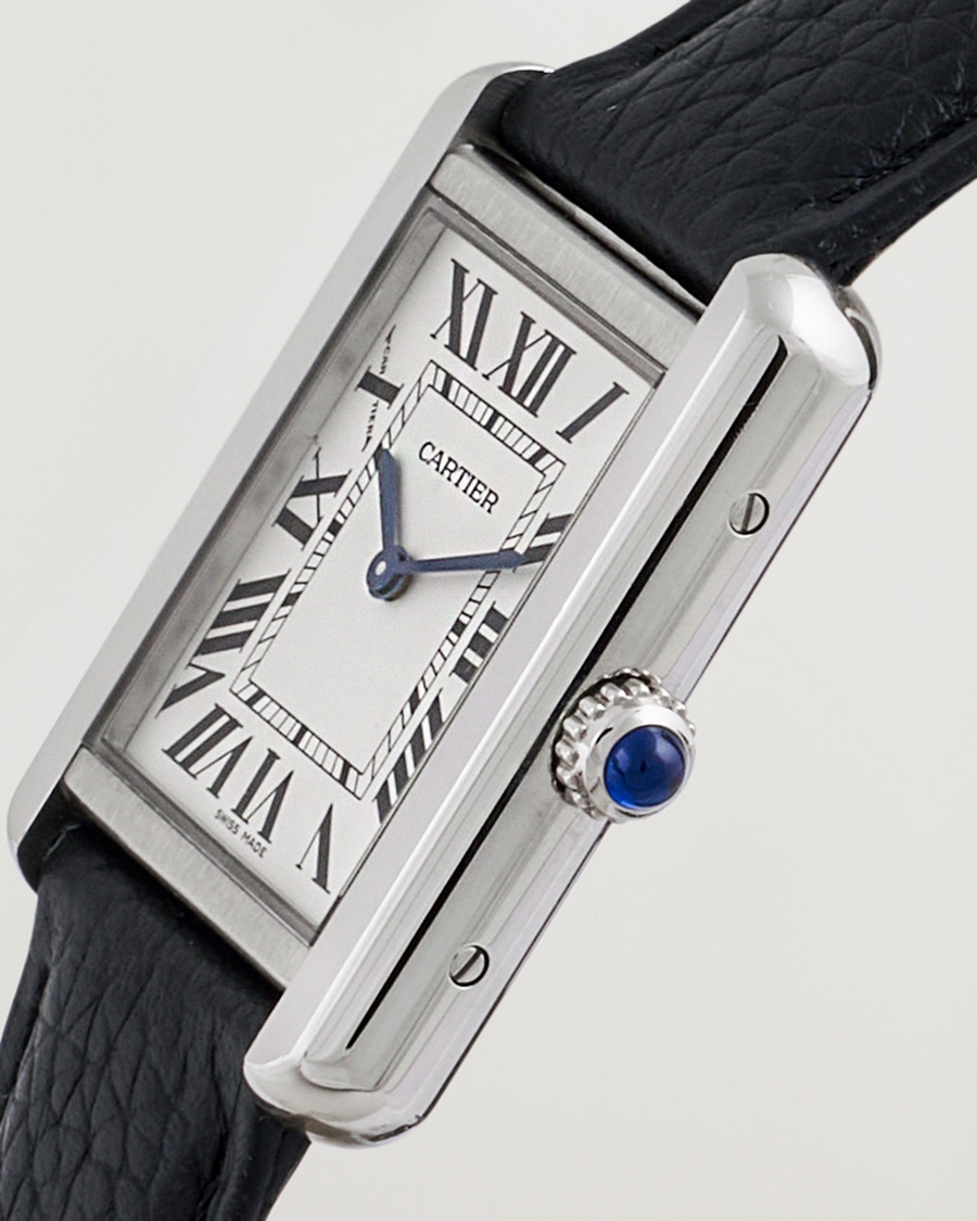 Mies | Cartier Pre-Owned Tank SoloWSTA0030 Silver | Cartier Pre-Owned | Tank SoloWSTA0030 Silver