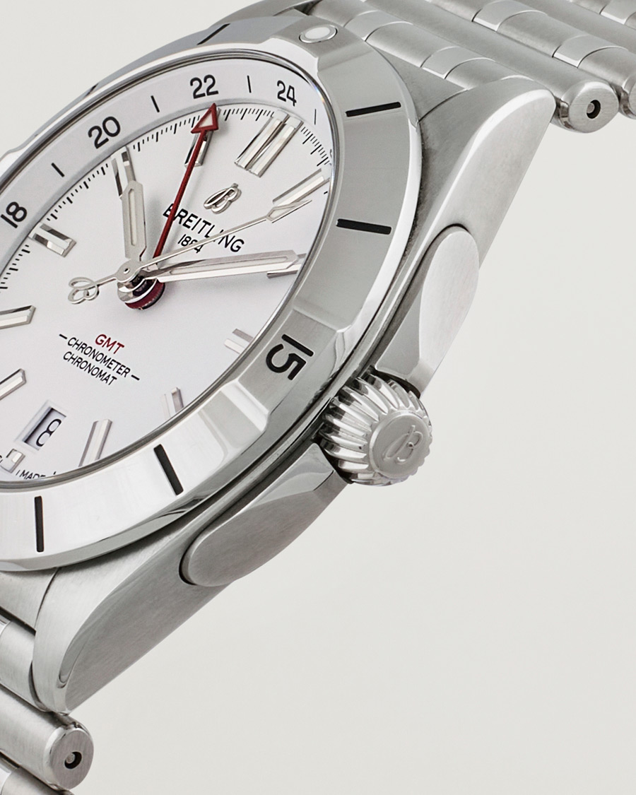 Mies | Breitling Pre-Owned Chronomat GMT A32398 Silver | Breitling Pre-Owned | Chronomat GMT A32398 Silver