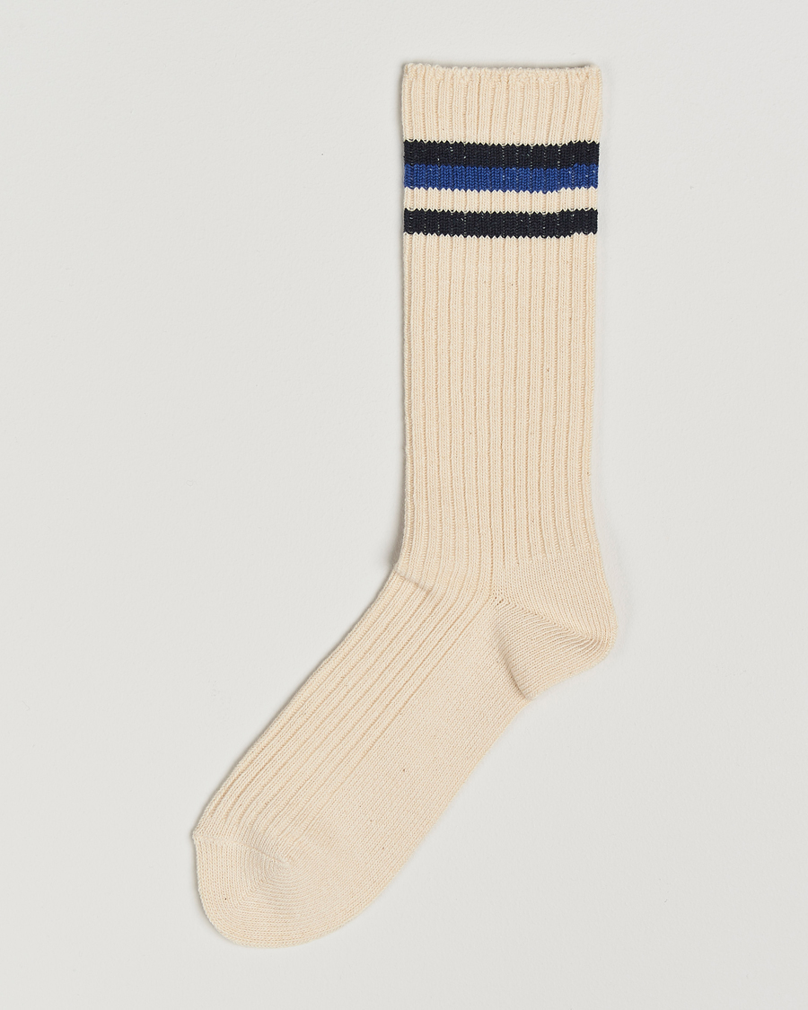 Mies | Alusvaatteet | Kamakura Shirts | Vintage Ivy Socks Blue