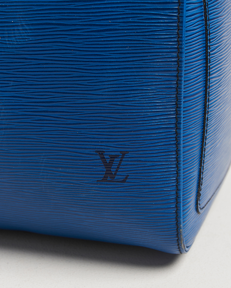 Mies | Louis Vuitton Pre-Owned Keepall 50 Epi Leather Travel Bag Blue | Louis Vuitton Pre-Owned | Keepall 50 Epi Leather Travel Bag Blue