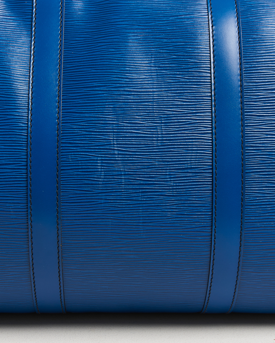 Mies | Louis Vuitton Pre-Owned Keepall 50 Epi Leather Travel Bag Blue | Louis Vuitton Pre-Owned | Keepall 50 Epi Leather Travel Bag Blue