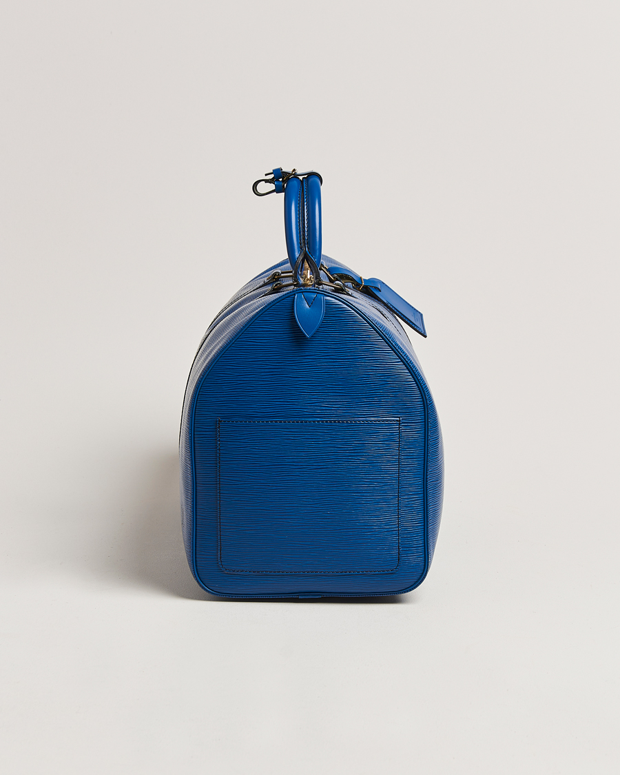 Mies | Louis Vuitton Pre-Owned Keepall 50 Epi Leather Travel Bag Blue | Louis Vuitton Pre-Owned | Keepall 50 Epi Leather Travel Bag Blue