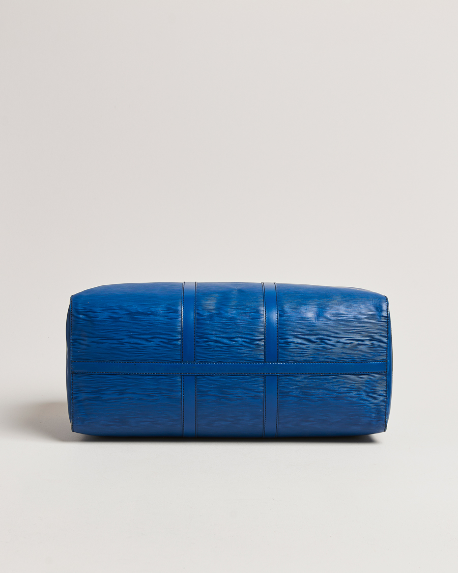 Mies | Louis Vuitton Pre-Owned Keepall 50 Epi Leather Travel Bag Blue | Louis Vuitton Pre-Owned | Keepall 50 Epi Leather Travel Bag Blue
