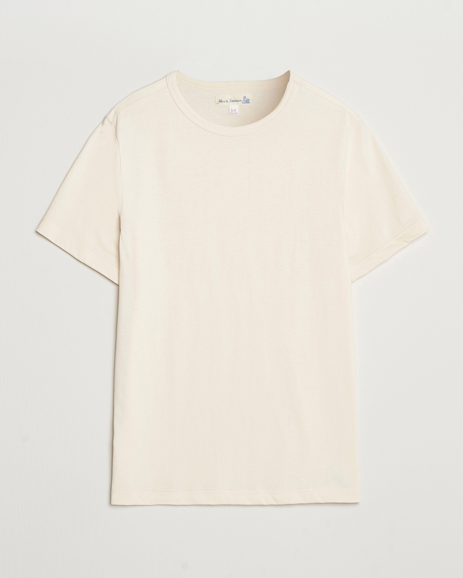 Mies | T-paidat | Merz b. Schwanen | 1950s Classic Loopwheeled T-shirt Nature