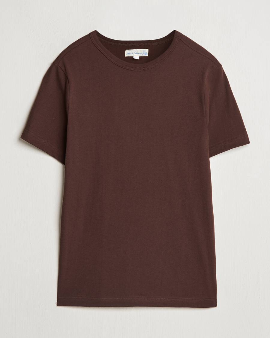 Mies | T-paidat | Merz b. Schwanen | 1950s Classic Loopwheeled T-Shirt Coffee