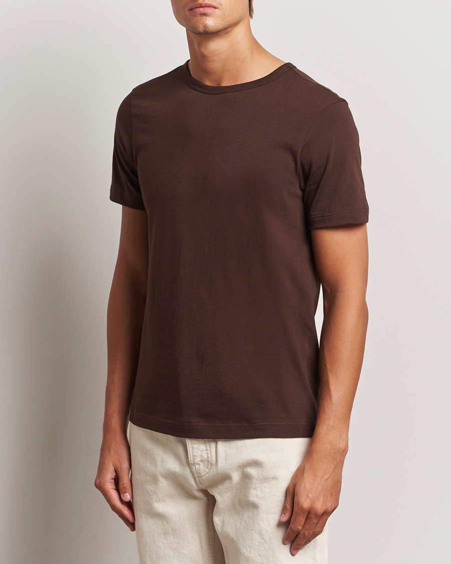 Mies | T-paidat | Merz b. Schwanen | 1950s Classic Loopwheeled T-Shirt Coffee