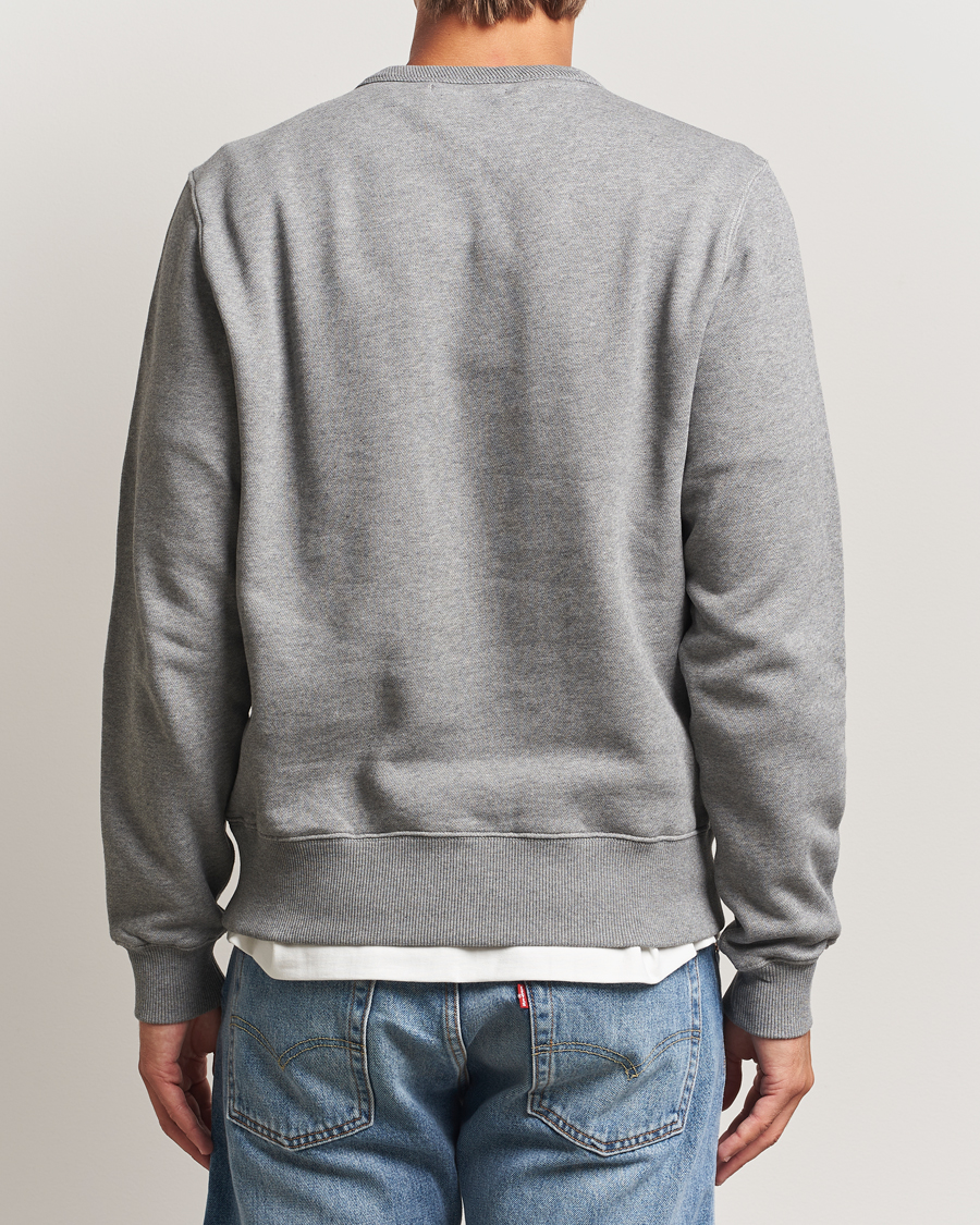 Mies | Puserot | Merz b. Schwanen | Relaxed Fit Vintage Cotton Sweatshirt Grey Melange