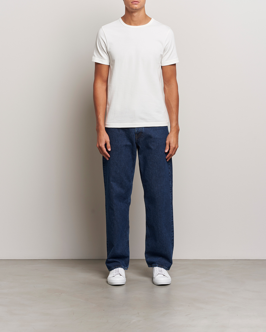 Mies | T-paidat | Merz b. Schwanen | Classic Fit Loopwheeled T-Shirt White