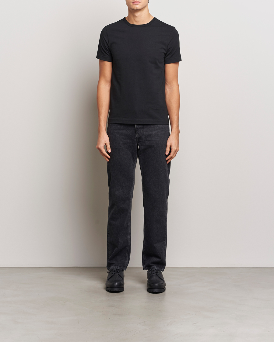 Mies | T-paidat | Merz b. Schwanen | Classic Fit Loopwheeled T-Shirt Black