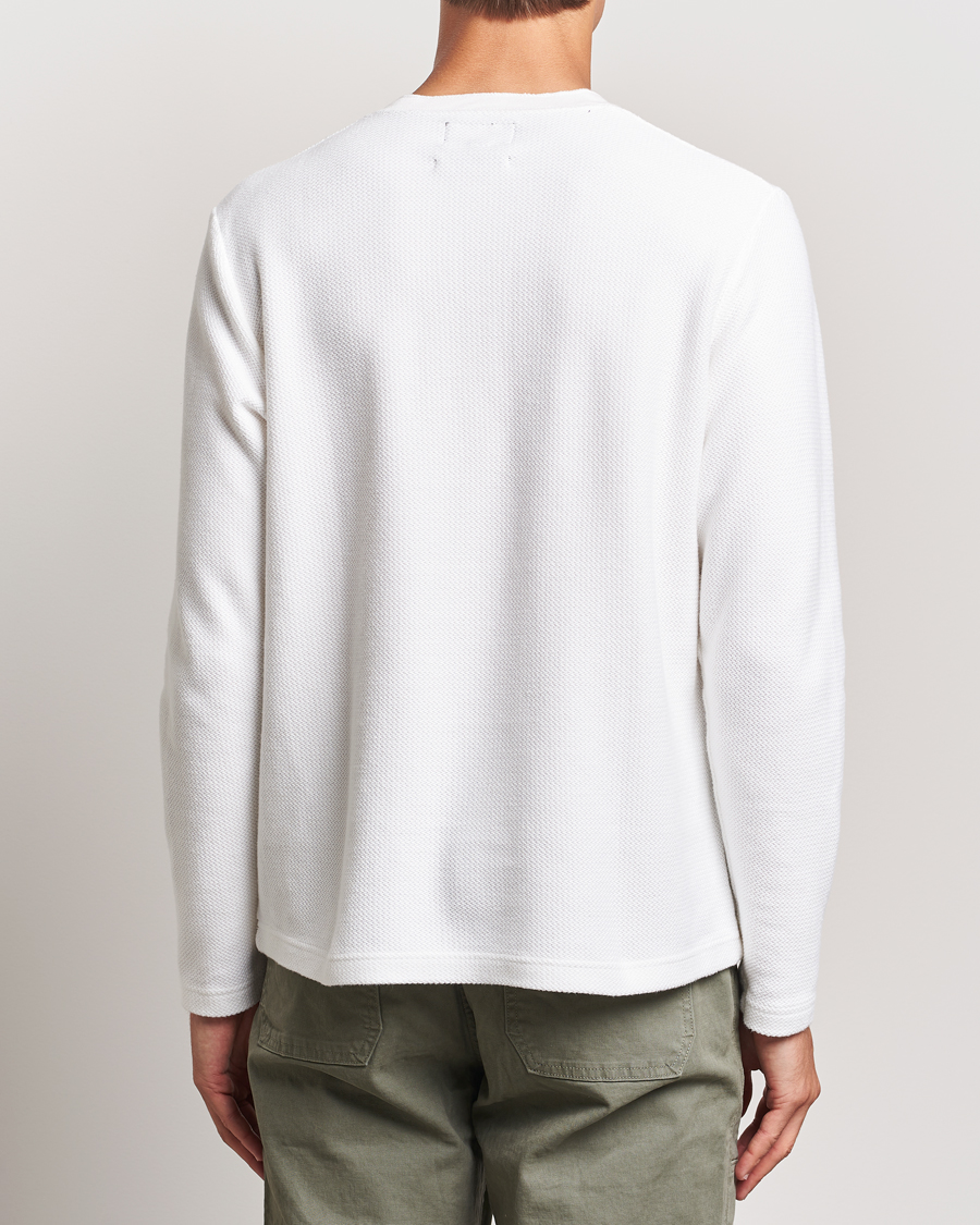 Mies | Puserot | BEAMS PLUS | Waffle Cotton Henley White