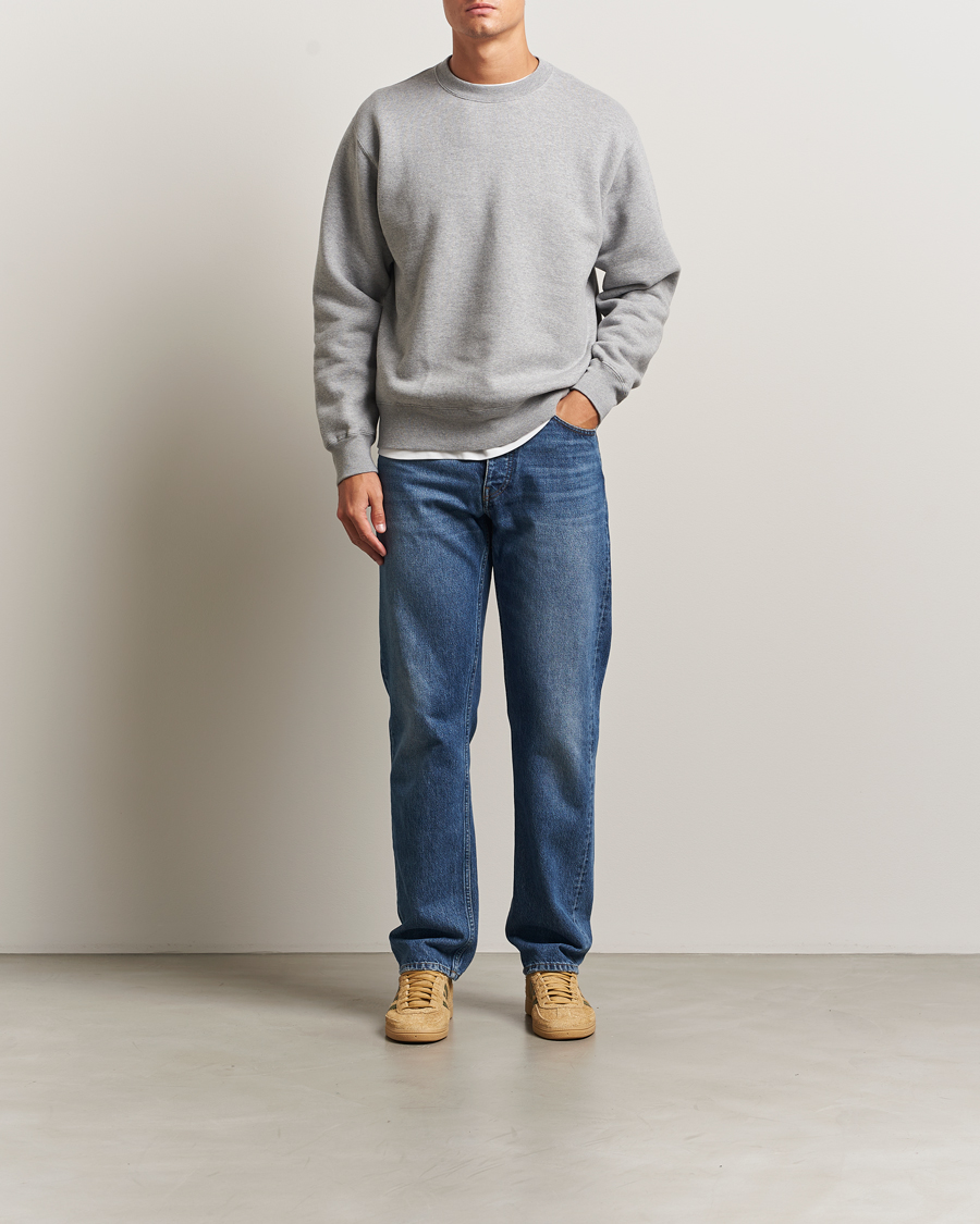 Mies | Puserot | BEAMS PLUS | Japanese Cotton Sweatshirt Heather Grey
