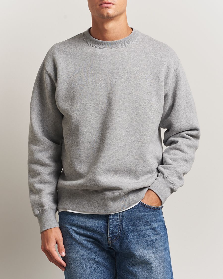 Mies | Puserot | BEAMS PLUS | Japanese Cotton Sweatshirt Heather Grey