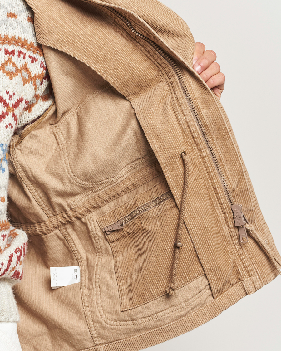 Mies | Takit | BEAMS PLUS | Corduroy Field Coat Khaki