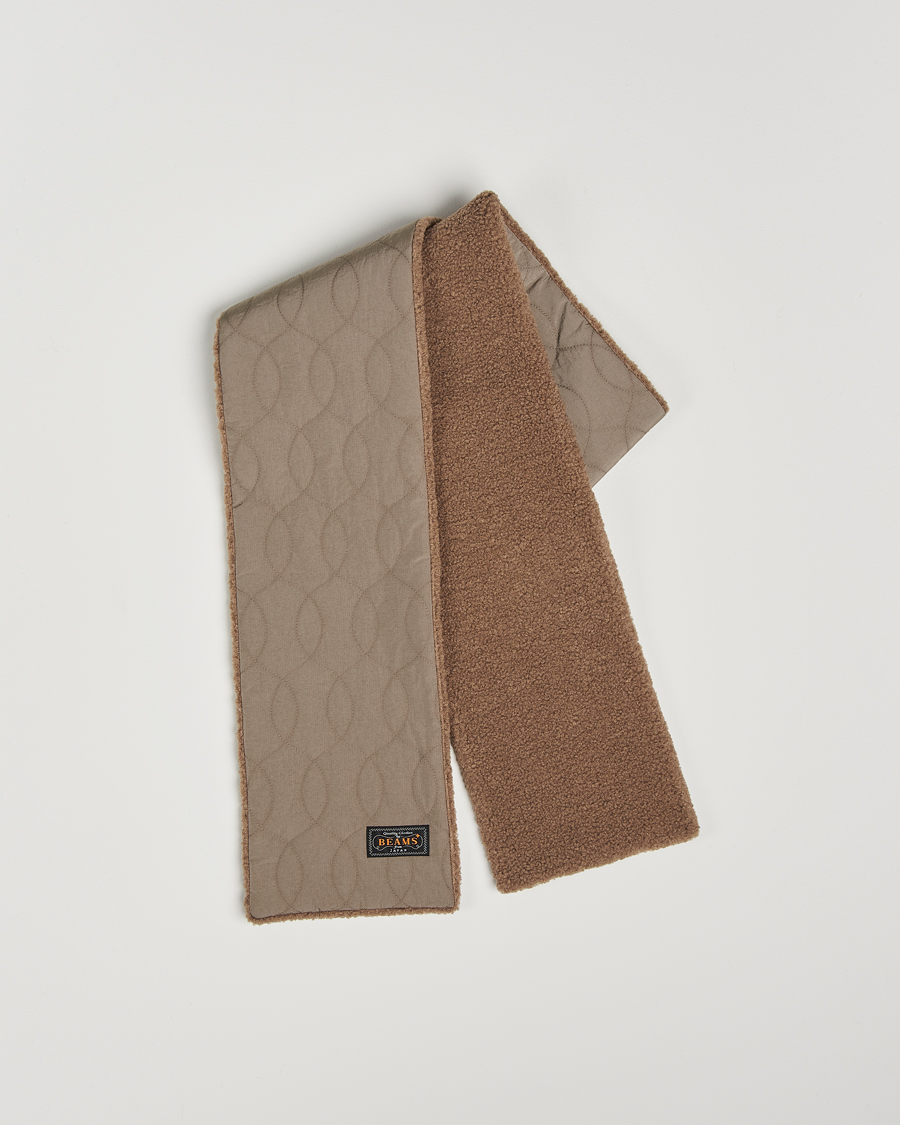 Mies | BEAMS PLUS Muffler Boa Quilt Khaki | BEAMS PLUS | Muffler Boa Quilt Khaki