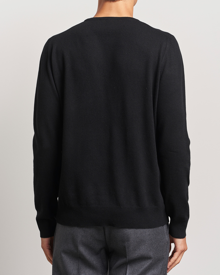 Mies | Puserot | Gran Sasso | Wool/Cashmere Crew Neck Black