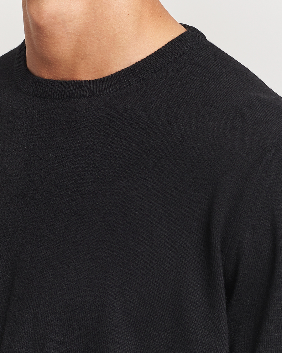 Mies | Puserot | Gran Sasso | Wool/Cashmere Crew Neck Black