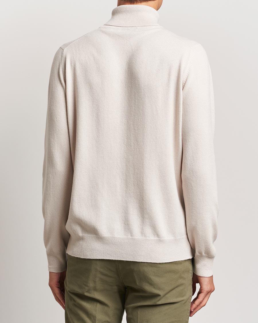 Mies | Puserot | Gran Sasso | Wool/Cashmere Rollneck Cream