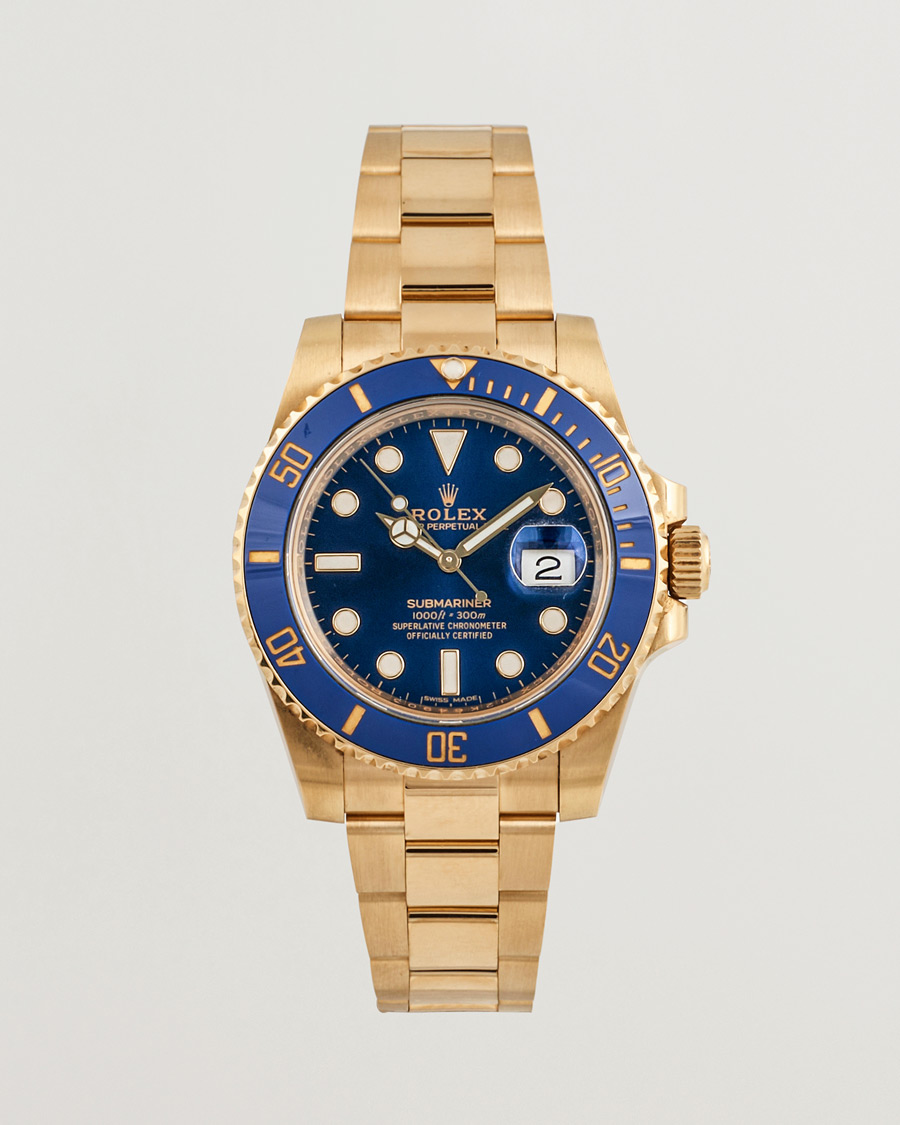 Mies | Rolex Pre-Owned Submariner Date 18K 116618LB Gold | Rolex Pre-Owned | Submariner Date 18K 116618LB Gold