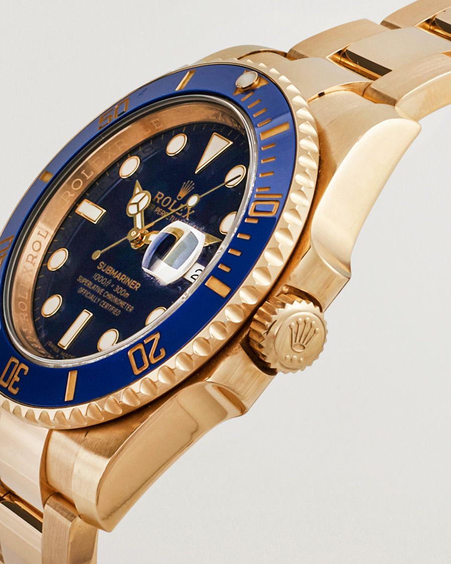 Mies | Rolex Pre-Owned Submariner Date 18K 116618LB Gold | Rolex Pre-Owned | Submariner Date 18K 116618LB Gold
