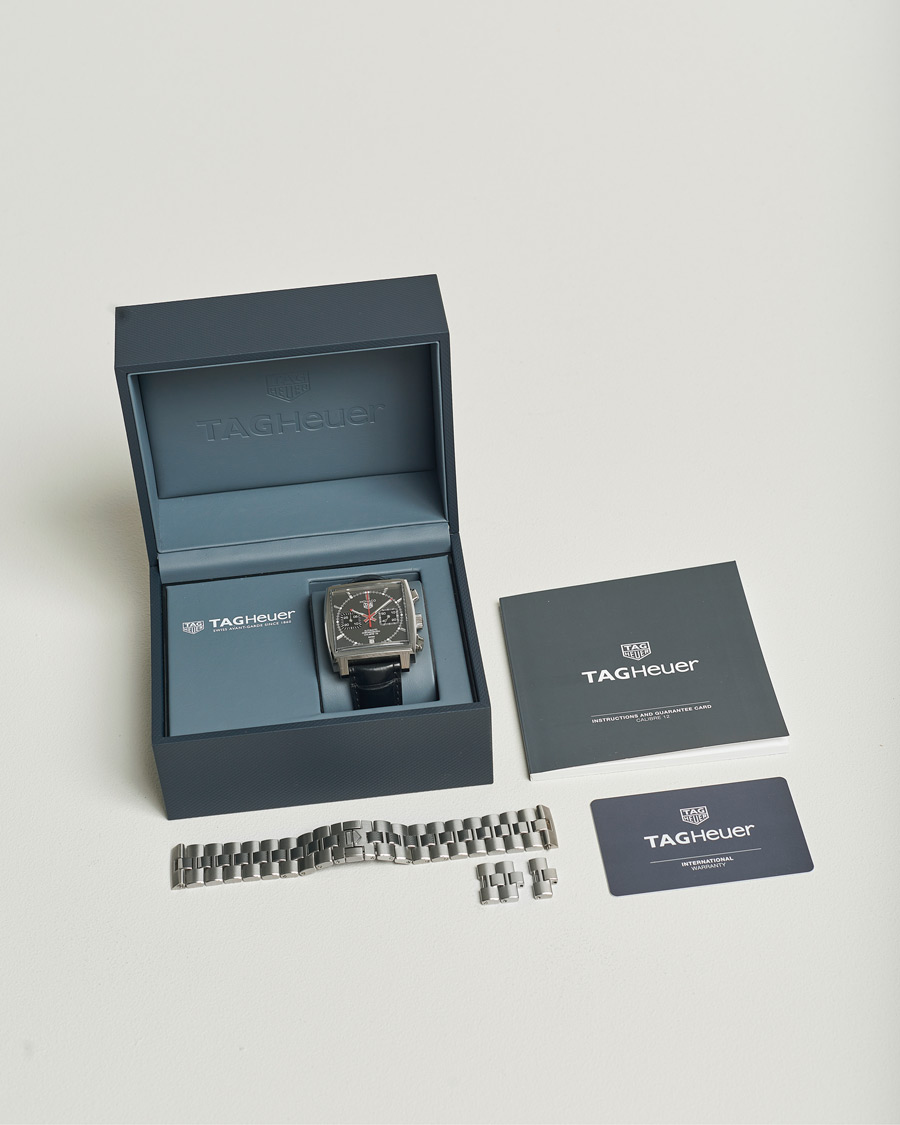 Mies | Tag Heuer Pre-Owned Monaco Final Edition Silver | Tag Heuer Pre-Owned | Monaco Final Edition Silver