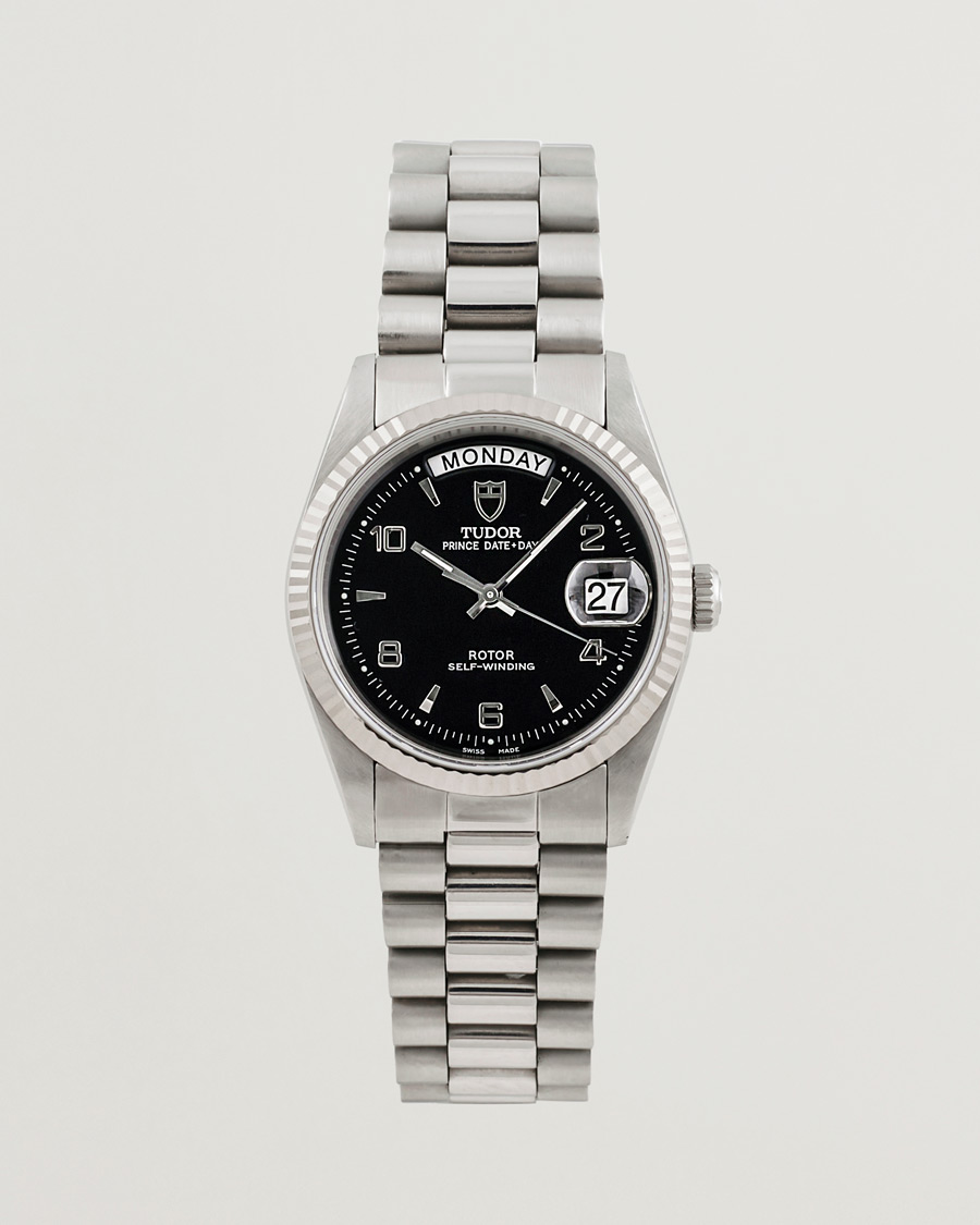 Mies | Tudor Pre-Owned Date Day 76214 Silver | Tudor Pre-Owned | Date Day 76214 Silver