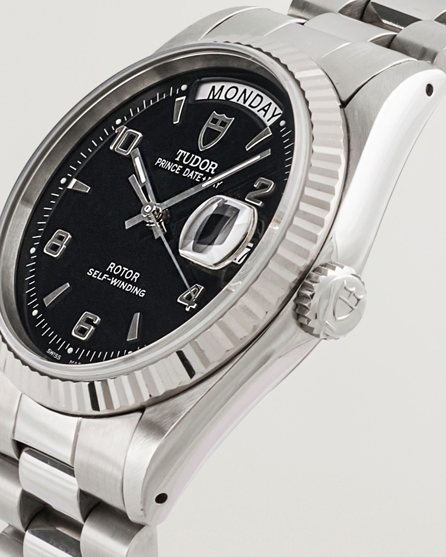 Mies | Tudor Pre-Owned Date Day 76214 Silver | Tudor Pre-Owned | Date Day 76214 Silver