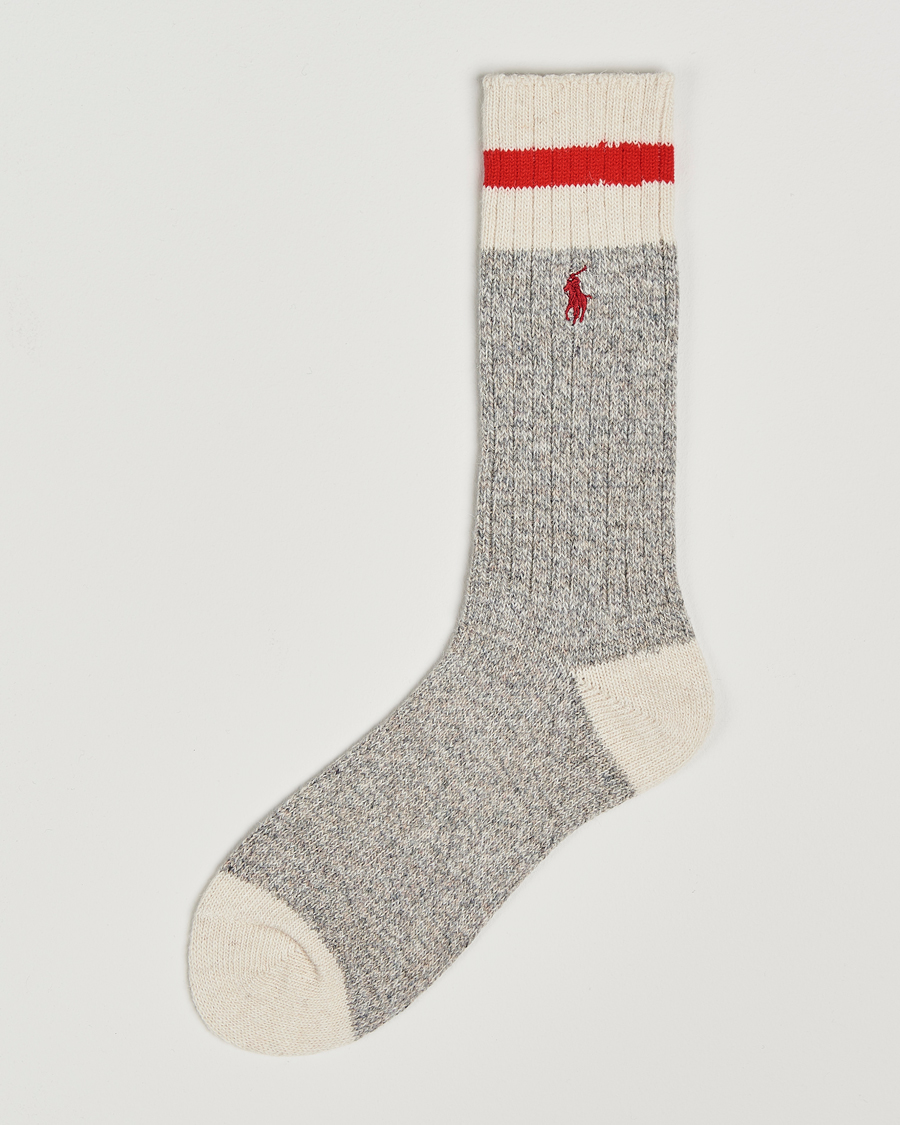 Mies | Alusvaatteet | Polo Ralph Lauren | Wool Rag Boot Sock Grey Heather