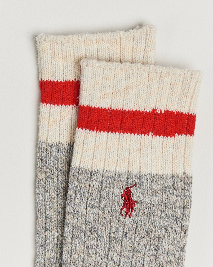 Mies | Alusvaatteet | Polo Ralph Lauren | Wool Rag Boot Sock Grey Heather