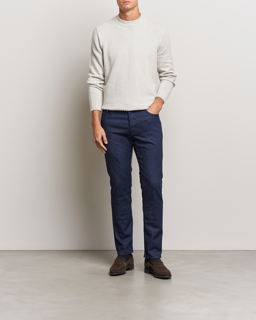Mies | Farkut | Jacob Cohën | Bard 688 Slim Fit Stretch Jeans Dark Tonal Wash