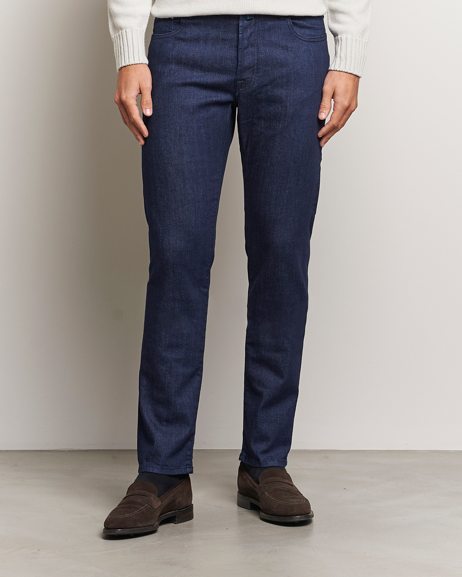 Mies | Farkut | Jacob Cohën | Bard 688 Slim Fit Stretch Jeans Dark Tonal Wash