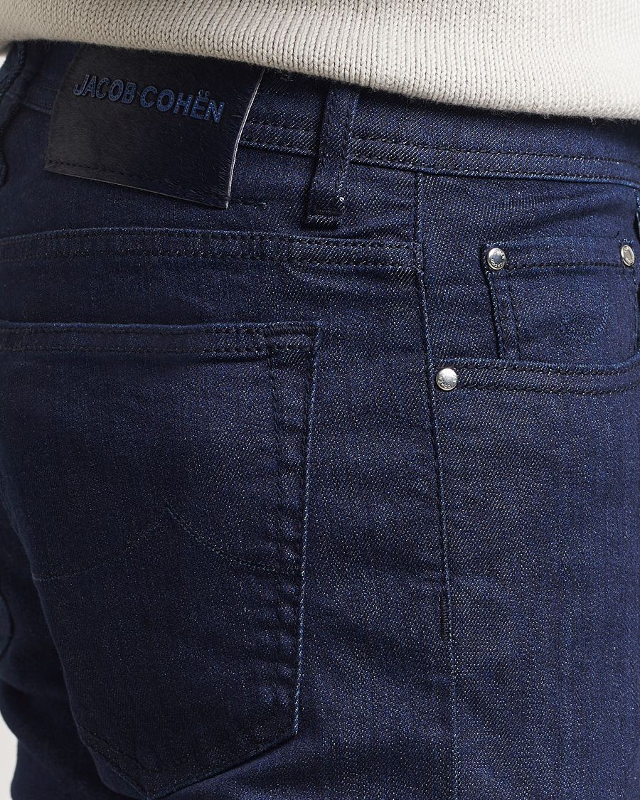 Mies | Farkut | Jacob Cohën | Bard 688 Slim Fit Stretch Jeans Dark Tonal Wash