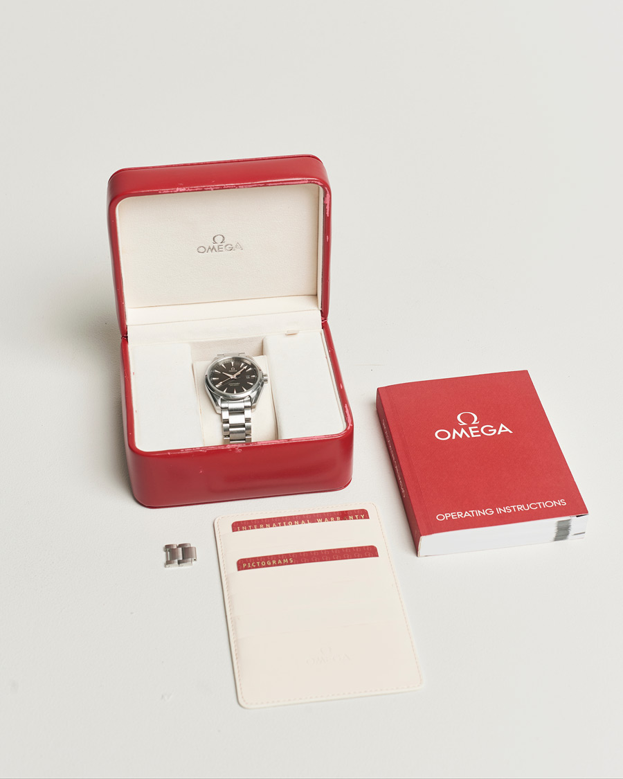 Mies | Omega Pre-Owned Seamaster Aqua Terra Silver | Omega Pre-Owned | Seamaster Aqua Terra Silver