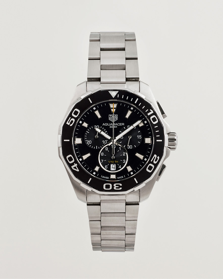 Mies | Tag Heuer Pre-Owned Aquaracer Chrono Silver | Tag Heuer Pre-Owned | Aquaracer Chrono Silver