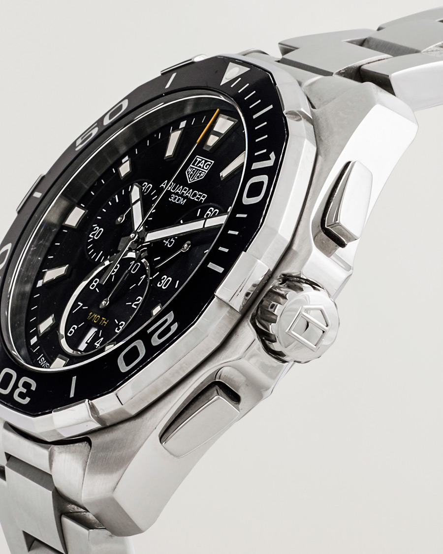Mies | Tag Heuer Pre-Owned Aquaracer Chrono Silver | Tag Heuer Pre-Owned | Aquaracer Chrono Silver