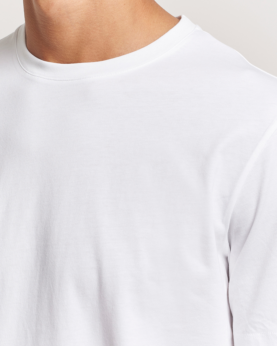 Mies | T-paidat | A Day's March | Midweight T-Shirt White